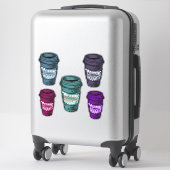 Morning Thoughts Coffee Sticker (Koffer)