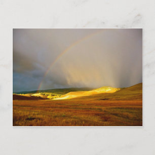 Morning Thunderstorm Mountain Rainbow Briefkaart