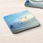 Morning Tides Beach Theme Plastic Onderzetters (Linkerzijde)