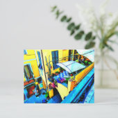 Morning Uitzicht van een Cinque Terre Balcony Briefkaart (Staand voorkant)