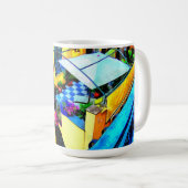 Morning Uitzicht van een Cinque Terre Balcony Koffiemok (Voorkant rechts)