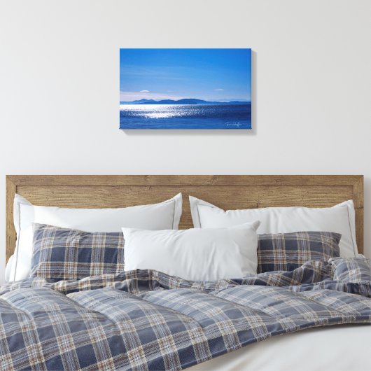Morning Uitzicht Wildcat Cove Larrabee State Park  Canvas Afdruk (Insitu (Slaapkamer))