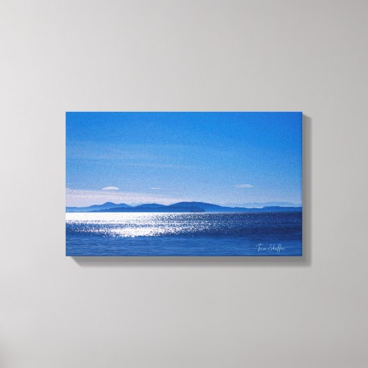 Morning Uitzicht Wildcat Cove Larrabee State Park  Canvas Afdruk (Voorkant)