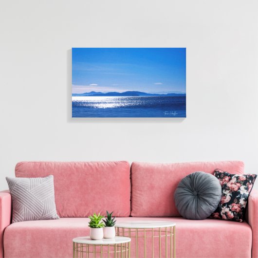 Morning Uitzicht Wildcat Cove Larrabee State Park  Canvas Afdruk (Insitu (Woonkamer))