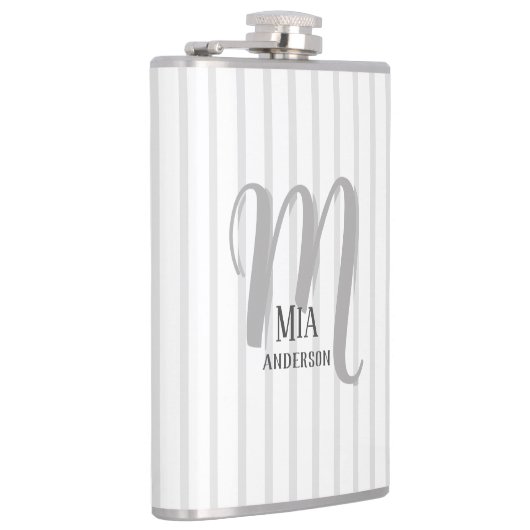 Morning Vibe Persoonlijk Monogram Heupfles (Rechts)