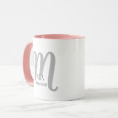 Morning Vibe Persoonlijk Monogram Mok (Voorkant links)