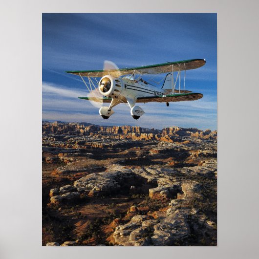 Morning Waco Flight Poster (Voorkant)