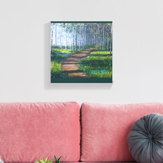 "MORNING WALK" CANVAS AFDRUK (Insitu (Woonkamer))