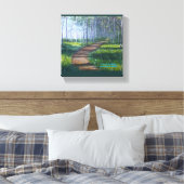 "MORNING WALK" CANVAS AFDRUK (Insitu (Slaapkamer))