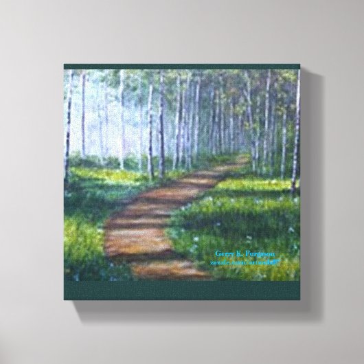 "MORNING WALK" CANVAS AFDRUK (Voorkant)