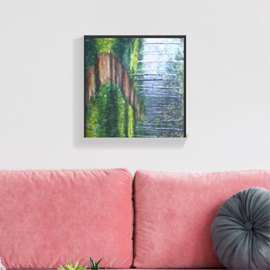 "MORNING WALK" CANVAS PRINT (Insitu (Woonkamer))
