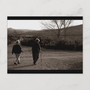 "Morning Walk, Carson City" Briefkaart