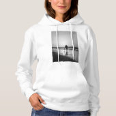 Morning Walk Grayscale Hoodie (Voorkant)