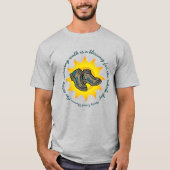 Morning Walk Thoreau Quote T-shirt (Voorkant)