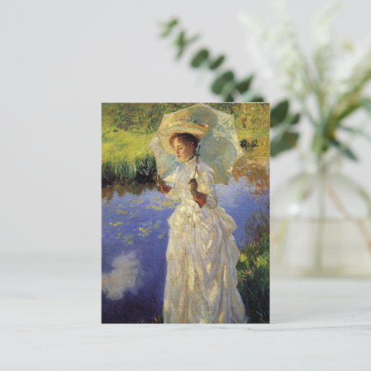 Morning Walk van John Singer Sargent Briefkaart (Staand voorkant)
