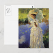 Morning Walk van John Singer Sargent Briefkaart (Voorkant / Achterkant)