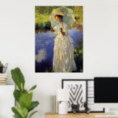 Morning Walk van John Singer Sargent Poster (Thuiskantoor)