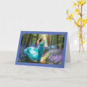 Morning Walk Verjaardag Kaart van de vrouw (Gele Bloem)