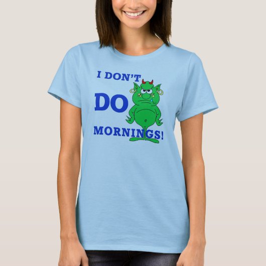 Morning Warning T-shirt (Voorkant)