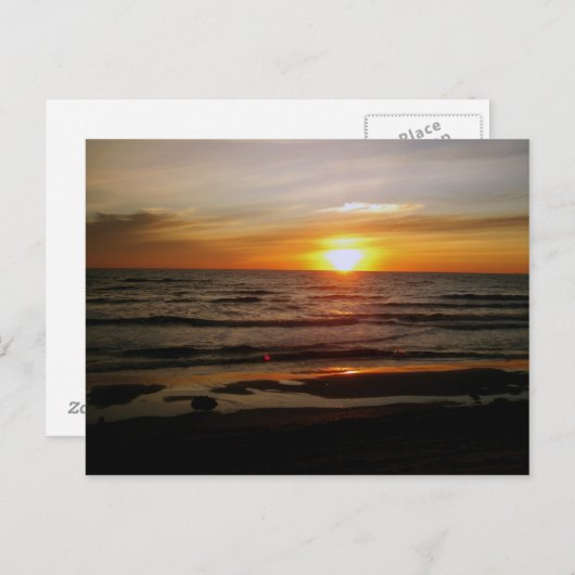 Morning Waves Briefkaart (Voorkant / Achterkant)