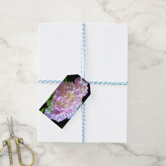 Morning whisper - Hydrangeas Cadeaulabel (Met Touw)