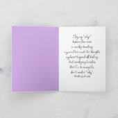 Morning Wildflower veld voor het denken aan jou Kaart (Binnen)