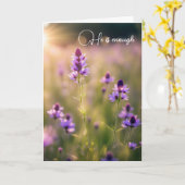 Morning Wildflower veld voor het denken aan jou Kaart (Gele Bloem)