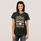 Morning Wood and Pitching Tents Campground T-shirt (Voorkant volledig)
