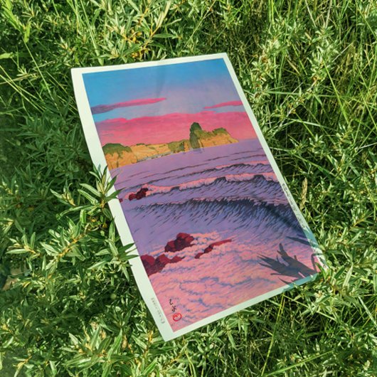 Morning-Zee-at-Shiribeshi-by-Kawase-Hasui Poster