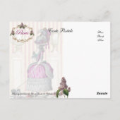 Morning zet de Champs-Élysées omlaag Briefkaart (Achterkant)