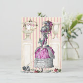 Morning zet de Champs-Élysées omlaag Kaart (Staand voorkant)