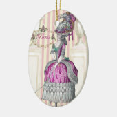 Morning zet de Champs-Élysées omlaag Keramisch Ornament (Links)