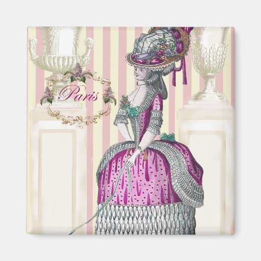 Morning zet de Champs-Élysées omlaag Magneet (Voorkant)