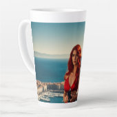 #MorningRoutineLatteMug Latte Mok (Linkerhoek)