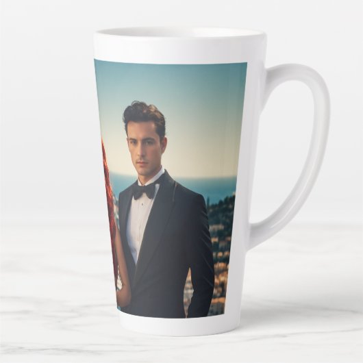 #MorningRoutineLatteMug Latte Mok (Rechts)