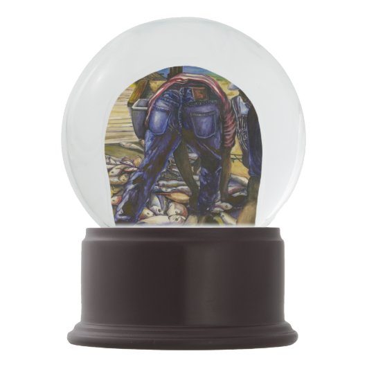 Morning's Catch, Harbour Island, Bahamas Sneeuwbol (Achterkant)