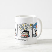 Mornings: een documentaire | Grappige koffie strip Koffiemok (Voorkant rechts)