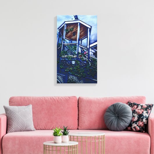 Morning's Light, Harbour Island Canvas Afdruk (Insitu (Woonkamer))