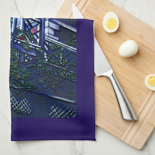 Morning's light, Harbour Island Theedoek (Quarter Fold)