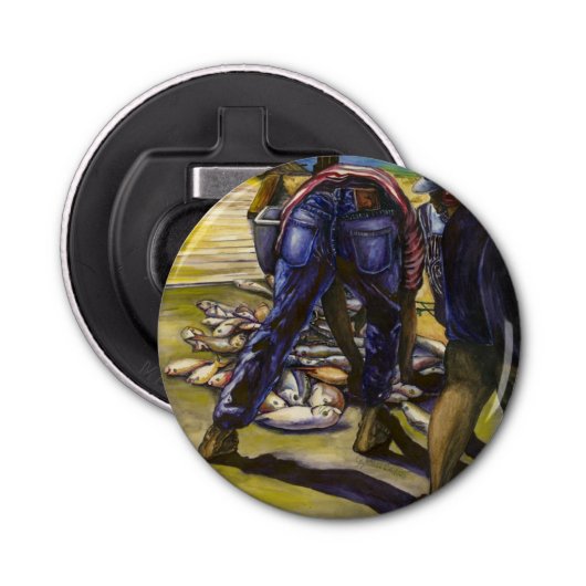 Morning's Vangst, Harbor Island Button Flesopener (Voorkant)