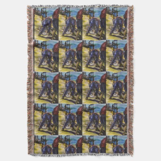 Morning's Vangst, Harbor Island Deken (Voorkant Verticaal)