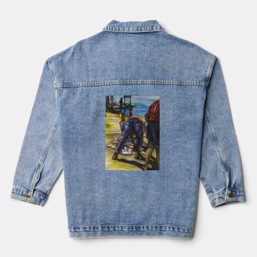 Morning's Vangst, Harbor Island Denim Jacket (Achterkant)