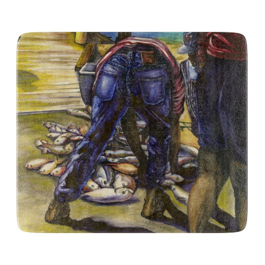 Morning's Vangst, Harbor Island Snijplank (Voorkant)