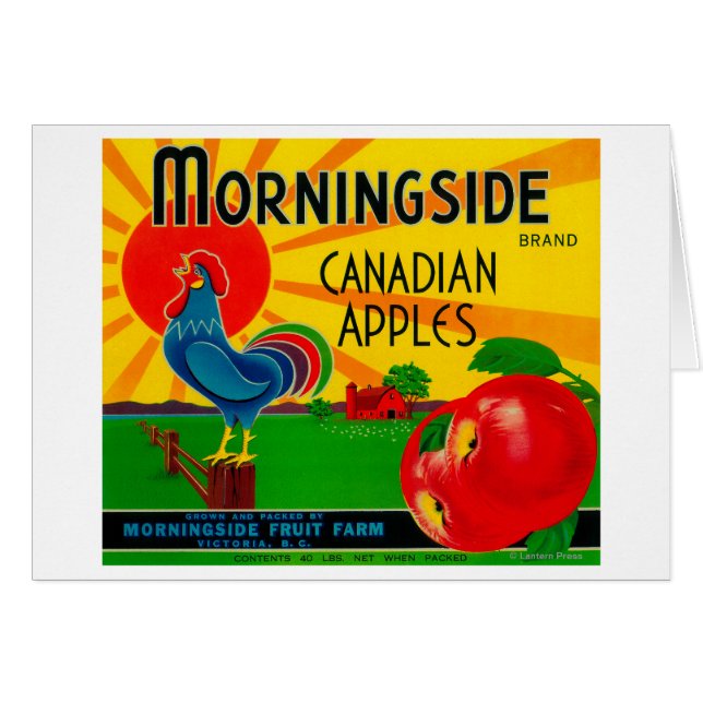 Morningside Apple LabelCanada (Voorkant Horizontaal)