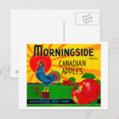 Morningside Apple LabelCanada Briefkaart (Voorkant / Achterkant)