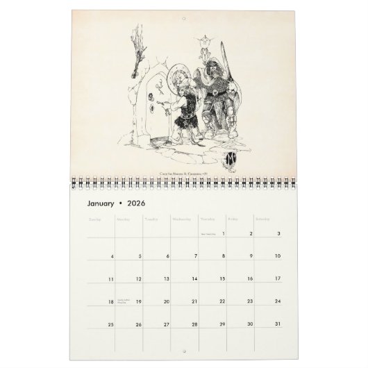 Morno's Dice of Fate Calendar Kalender (Jan 2026)