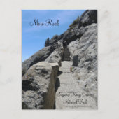 Moro Rock Sequoia National Park Briefkaart (Voorkant)