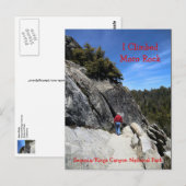 Moro Rock Sequoia National Park Briefkaart (Voorkant / Achterkant)