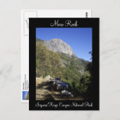Moro Rock Sequoia National Park Briefkaart (Voorkant / Achterkant)