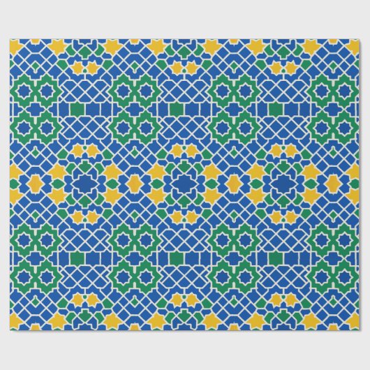 morocan zelij cadeaupapier (Vlak)